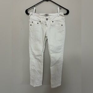 True Religion Women's Cream Skinny Jeans